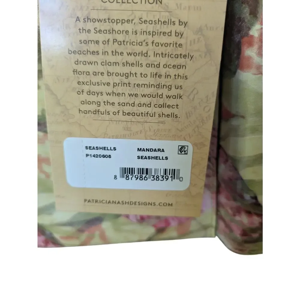 Patricia Nash Seashores Mandara Overnighter Duffle Bag Suitcase Travel NEW